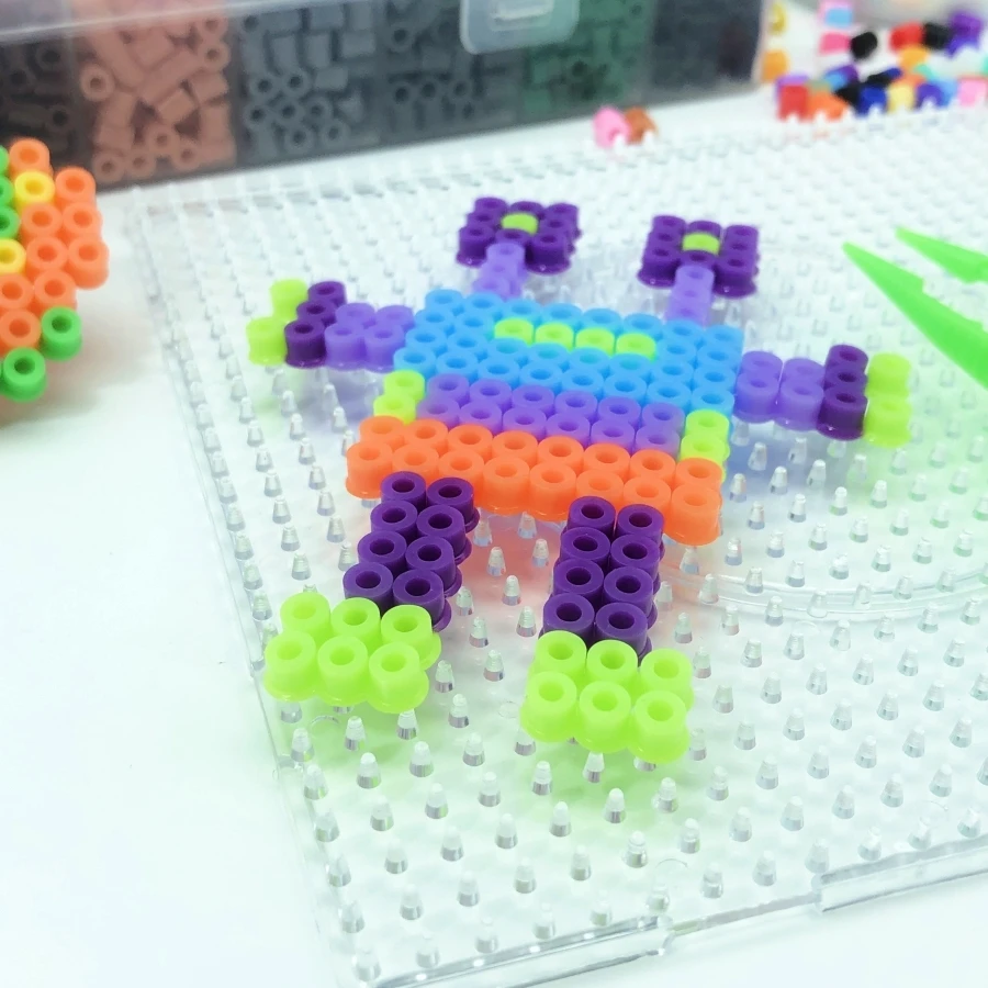 Забавная головоломка пластиковые 5 мм детские развивающие игрушки Hama Perler плавкие бусины набор для рукоделия