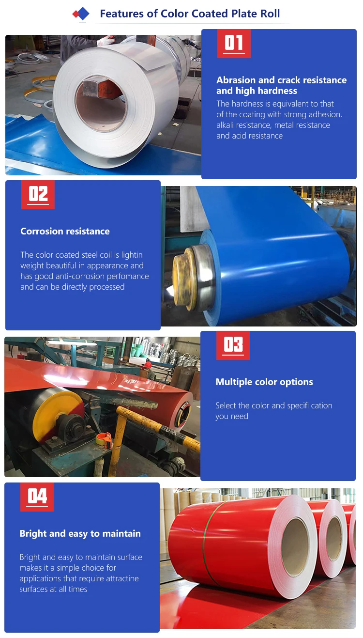 coil ppgi color coated steel prepainted galvanized carbon steel coil 2mm 3mm to 12mm thickness