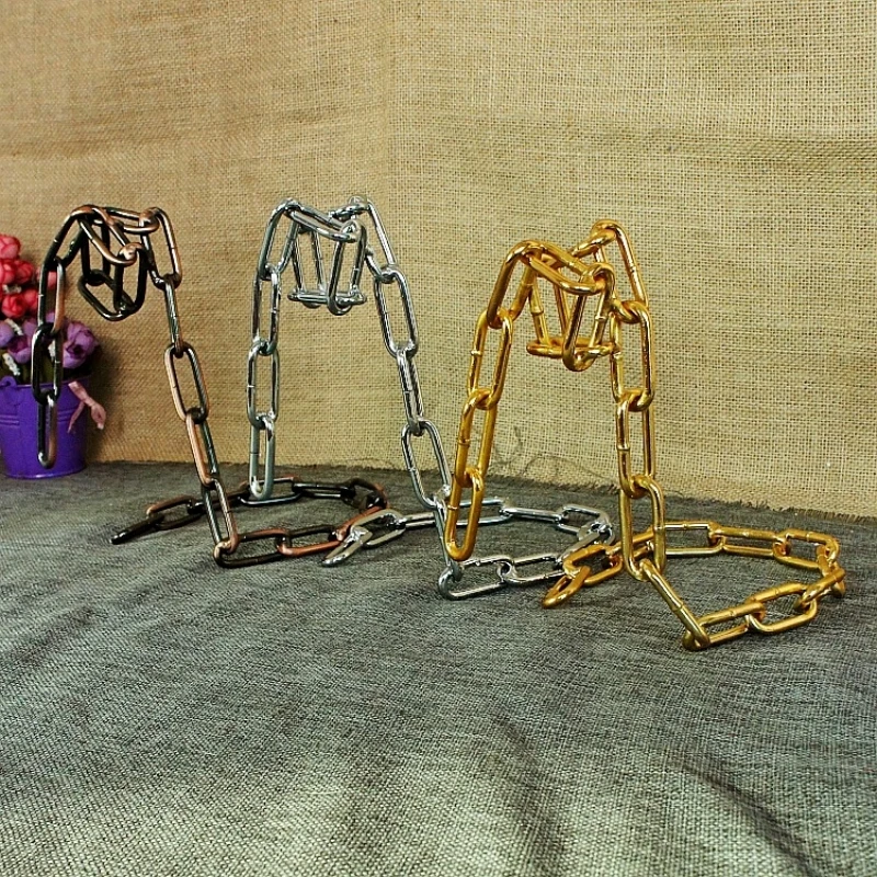 Kitchen Dining Room Cellar Bar Decoration Magical Suspension iron Chain Wine Racks Wine Bottle Display Racks Stand Holder