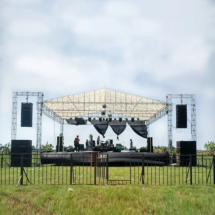 Hot Sale Aluminum  Display DJ Stage Lighting Aluminum Truss System With Lifting Tower And Roof