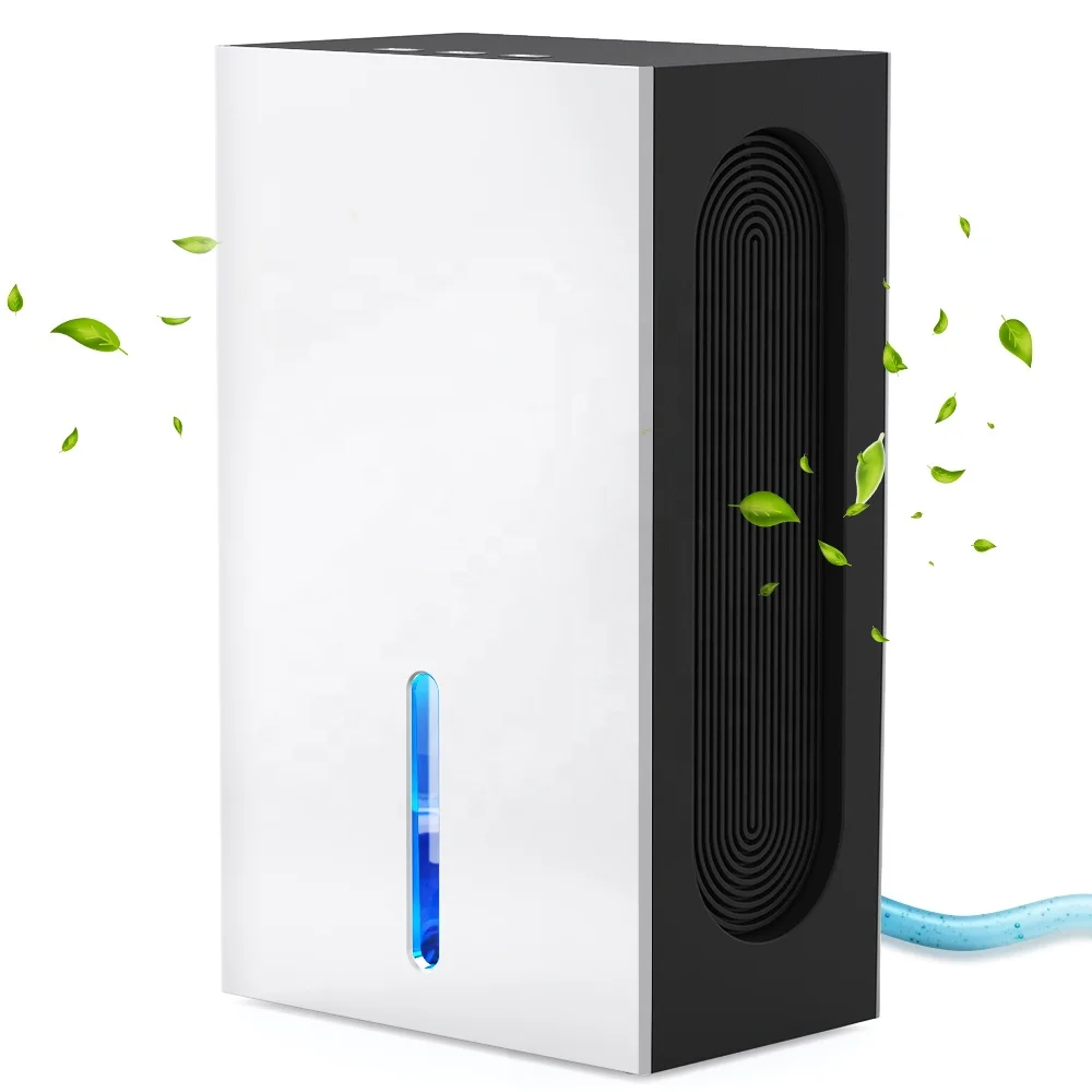 1.4L/Day High Quality Smart Mobile Portable Dehumidifier Air Home Dehumidifier with 1.5m Water Pipe