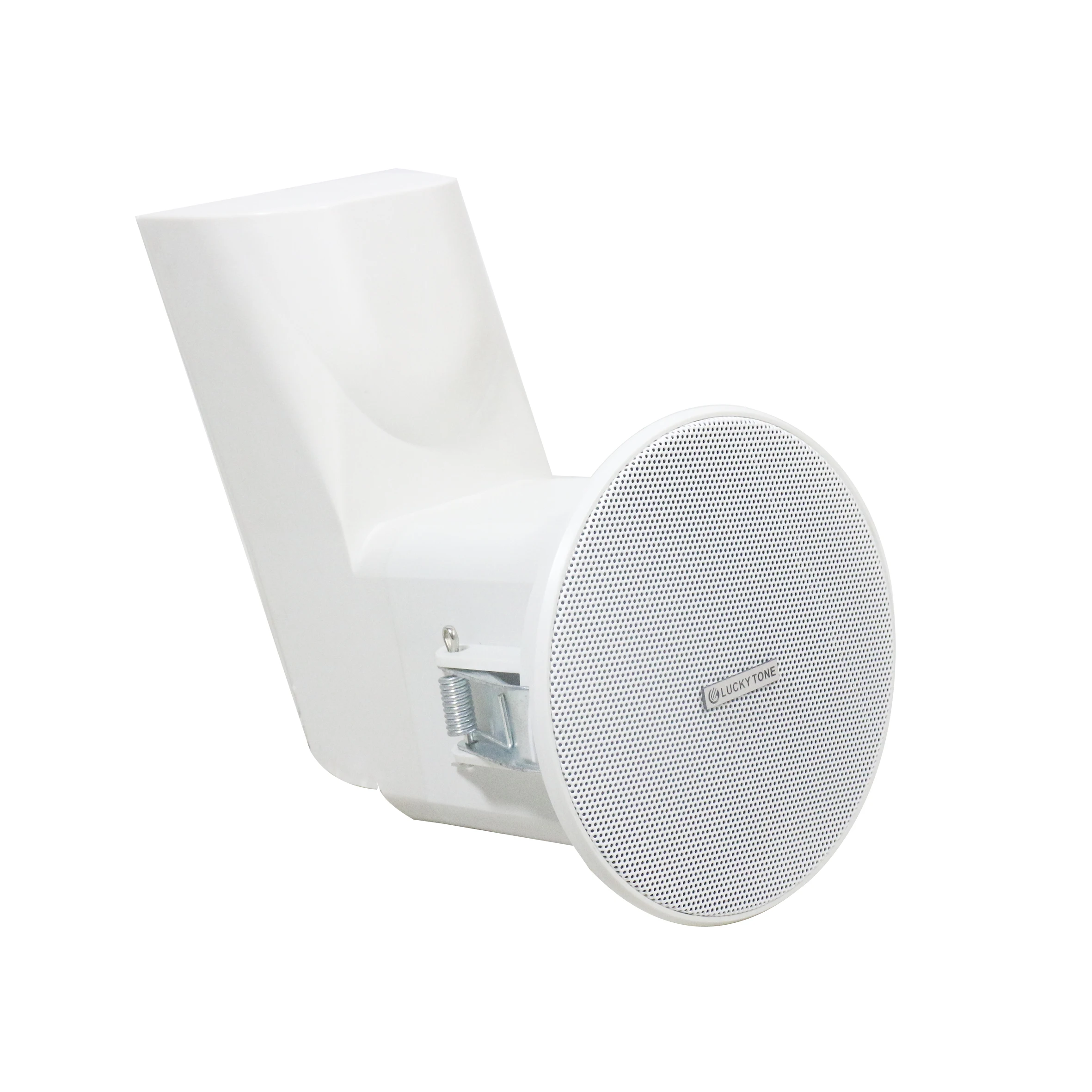 Mini ABS Rimless 3 Inch 4 Ohm 20W Coaxial Tube Ceiling Speaker for Home Background Music