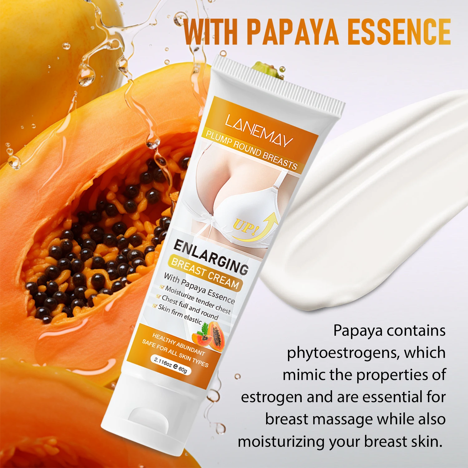 7 Day Private Label OEM Breast Lifting and Firming Moisturizing Massager Big Breast Enlargement Cream