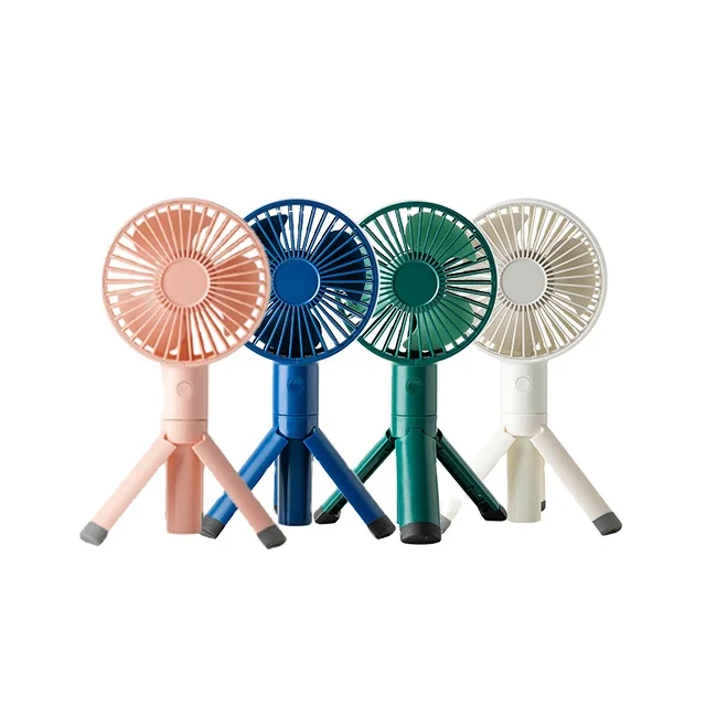 Tripod Shape Portable Fan Handy Mini Fan Usb Charging With Battery For Home