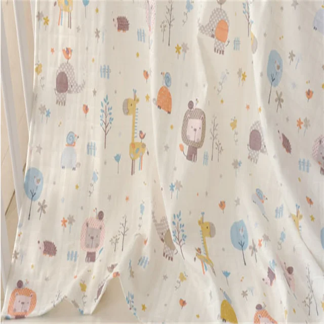 Baby diaper fabric 100% cotton muslin fabric
