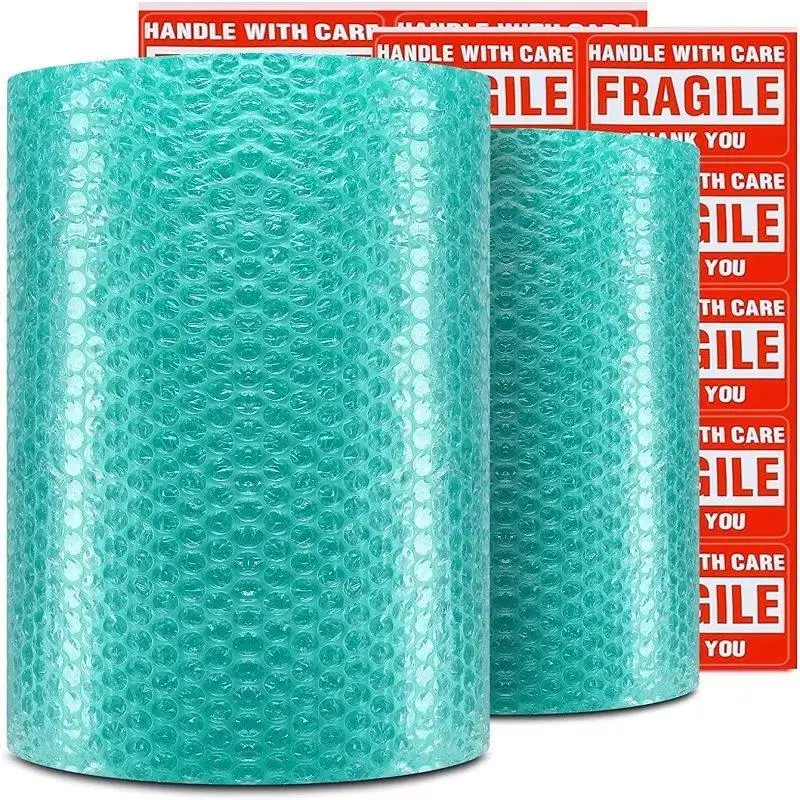 Perforated Air Bubble Cushioning Roll Packing Foil Easy to Tear Line Protective Packaging Plastic Bubble Cushioning Wrap