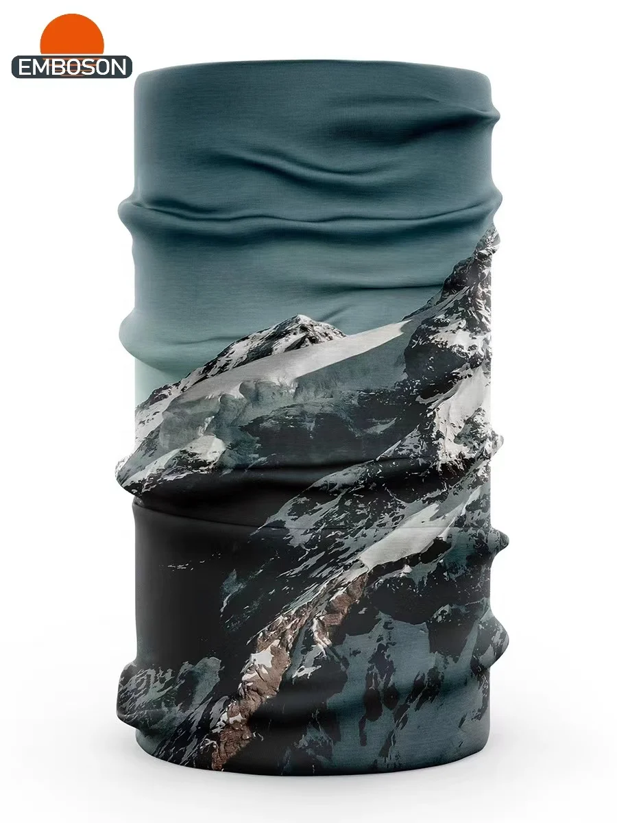 Custom Pattern Multicolor Bike Headbands Brushed Cycling Exercise Racing Scarves Breathability Bandana Scarf