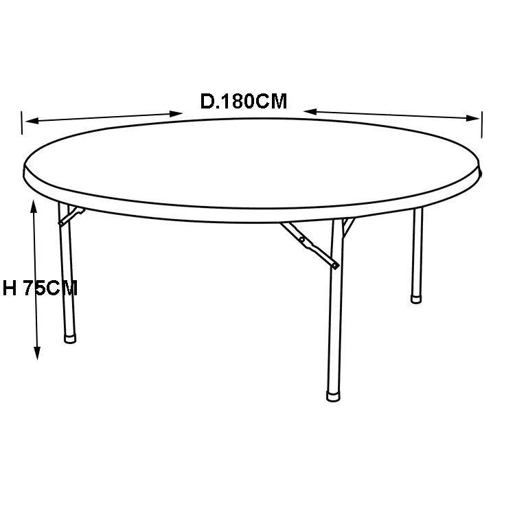 Mesas y Sillas para Eventos Cheap 72' Plastic Outdoor Banquet Folding Tables and Chairs for Events