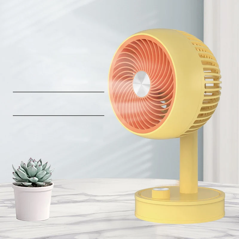 High Quality Hot Wholesale 3 Speed Electronic Portable Knob Switch Desktop Handheld Fans Rotatable USB Rechargeable Mini Fan