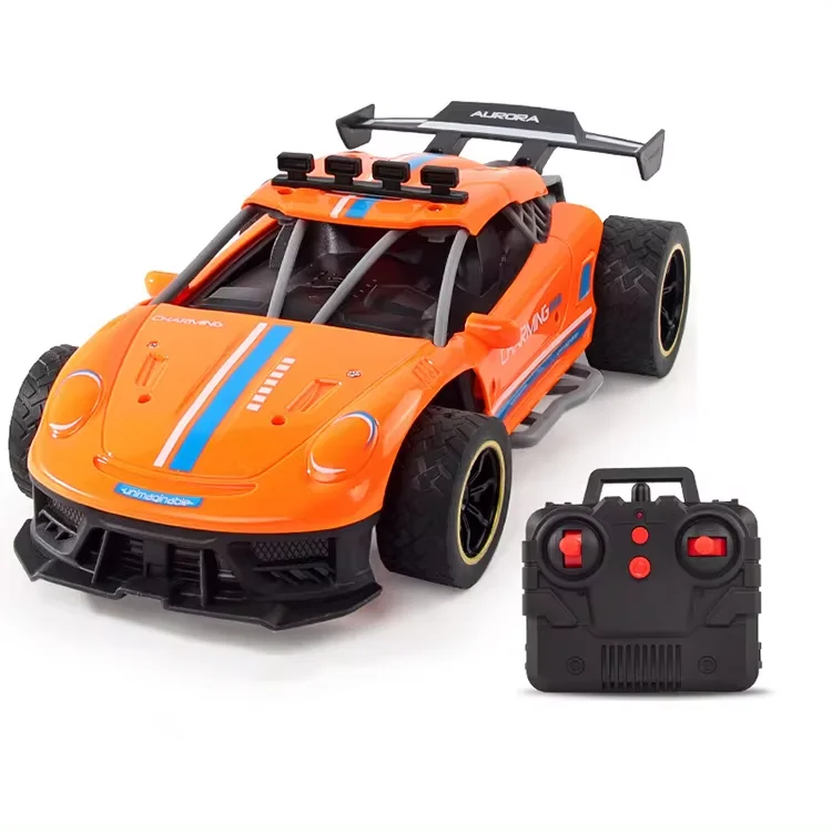 2024 Новое поступление 2 4 г пульт дистанционного управления Внедорожный гоночный автомобиль игрушка с задним спреем свет кузова грузовика