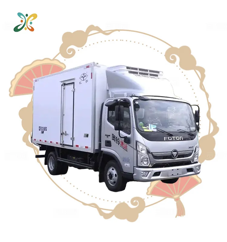 FOTON Aumark Truck Refrigerated Cummins Engine 5 Ton 3 Ton Refrigerator Trucks 15 Years Experiences Manufacturer Factory