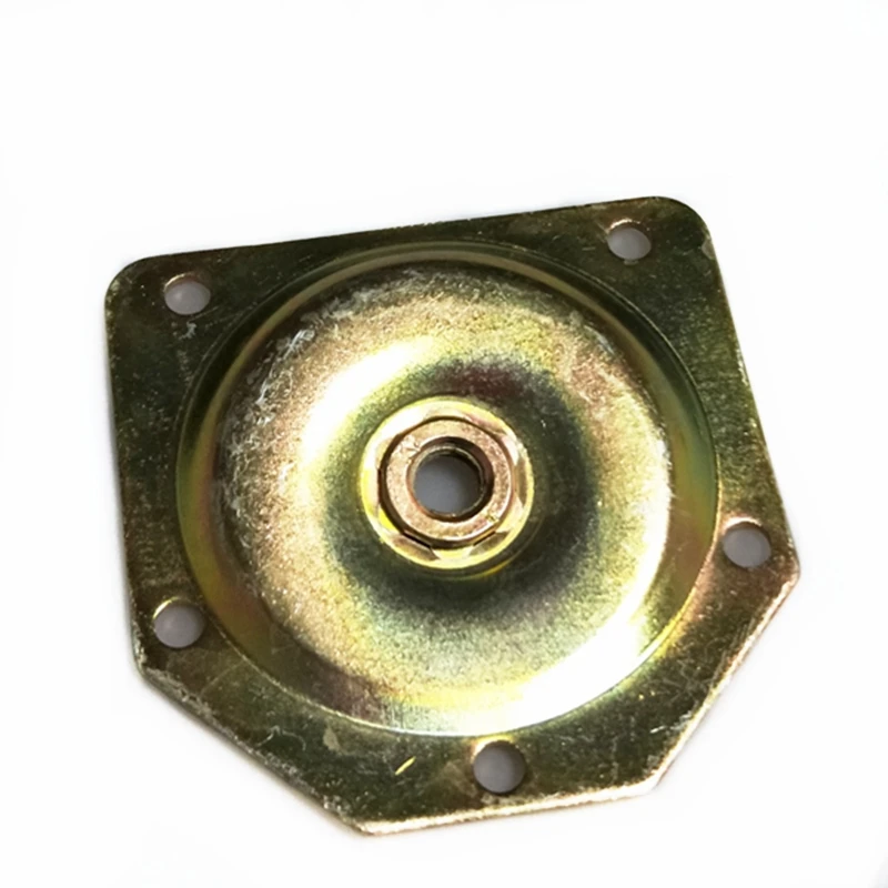 Leg Mounting Plates, Furniture Leg Attachment Plates T-Plate Sofa Legs with Hanger Bolts for Furniture Sofas