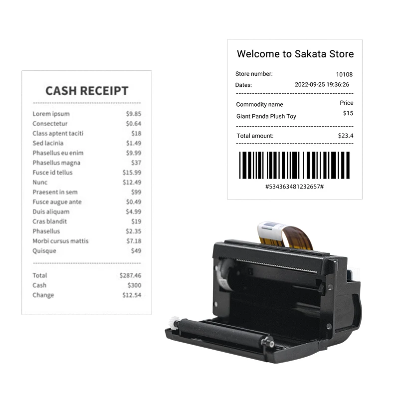 Cheap Mini Thermal Panel Printer 58mm Embedded Thermal Printer Module TTL/RS232 Impresora Receipt Bill Invoice Printing
