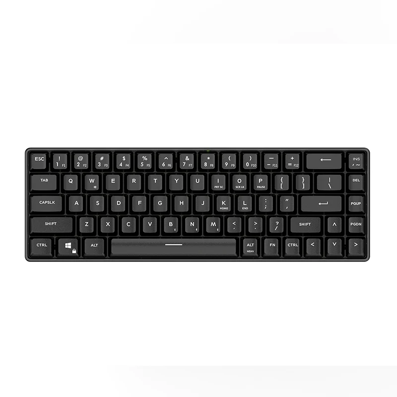  Высококачественная Механическая игровая клавиатура Guangzhou Gk61 Rgb BK68H Laser с голубыми