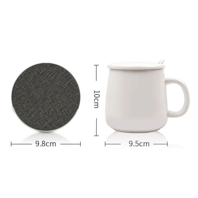 2024 New Product-5V 2A 7.5W Universal Fast Quick Charging Ceramic Wireless Charger Power Bank Custom Wholesale