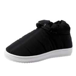 Fashion Shiny Furry Winter Warm Waterproof Fox Sheepskin Fur Women Snow Boots Ladies