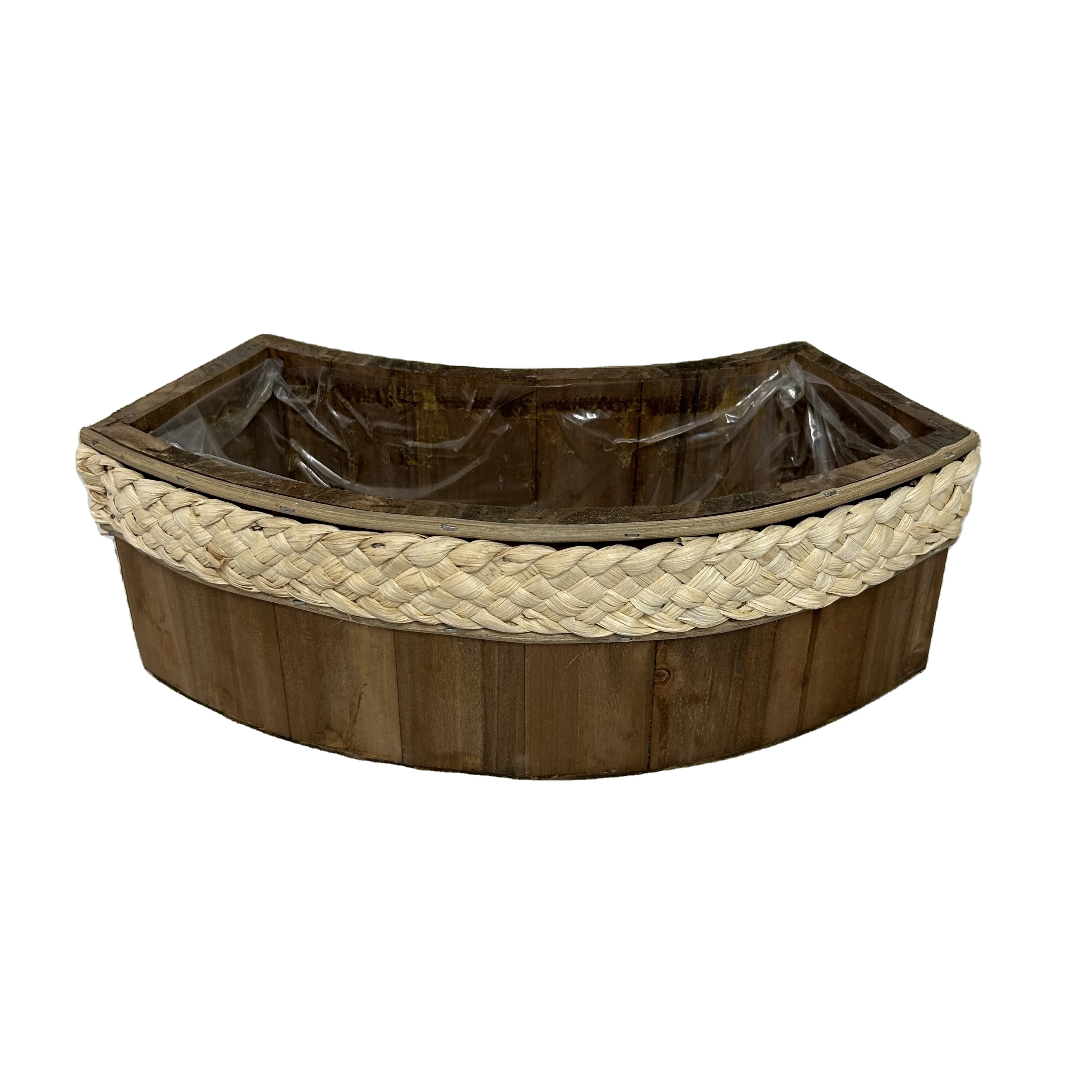 Limited Time Reduction Wooden Flower Pot Planter with Customized Shapes for Home Decoration Garden pot Flower&Grass planter