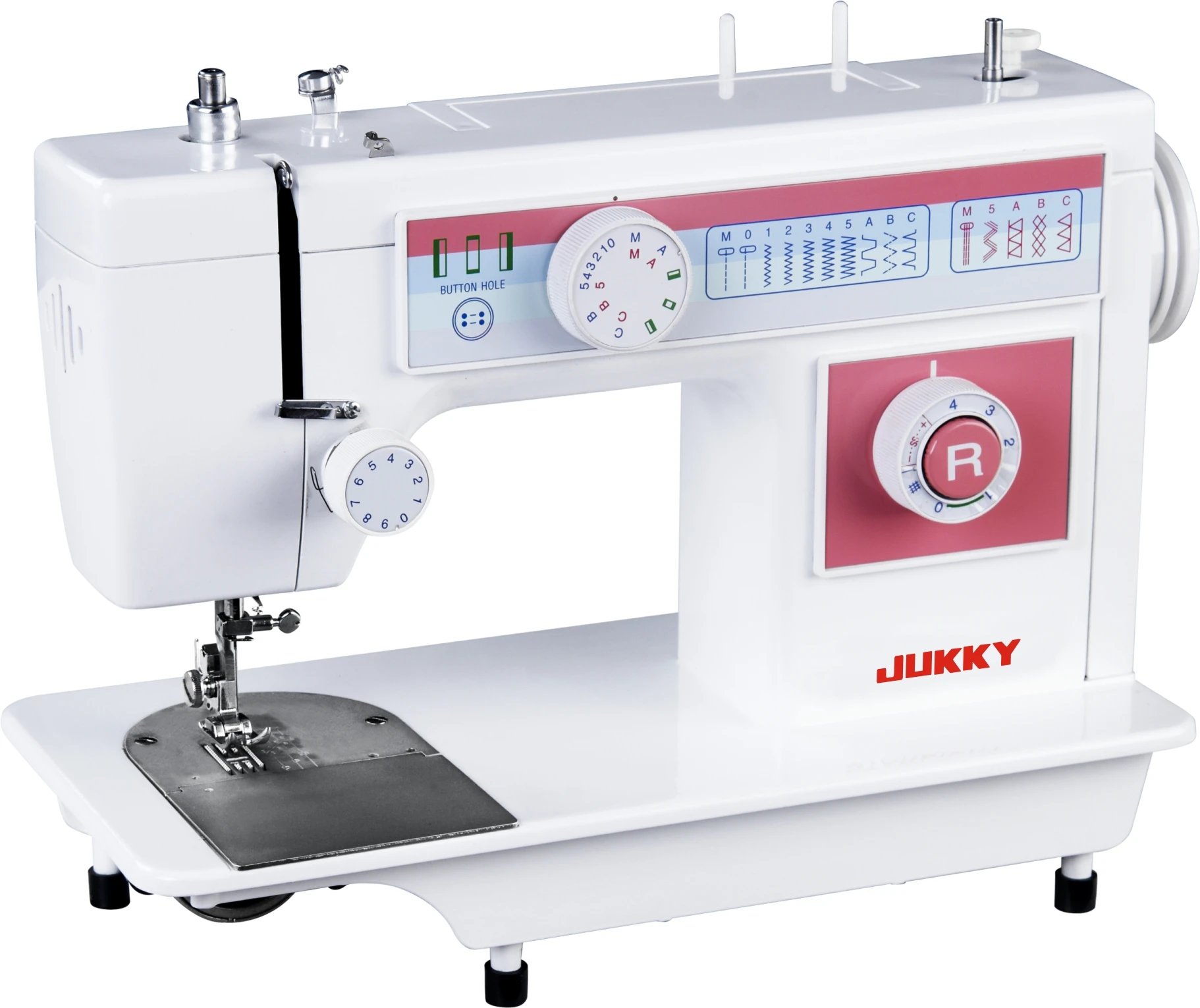 JUKKY 2036 высокоскоростная портативная мини-бытовая швейная машина лучшее качество одежда для плоских кроватей использование новых ручных тканей мотора