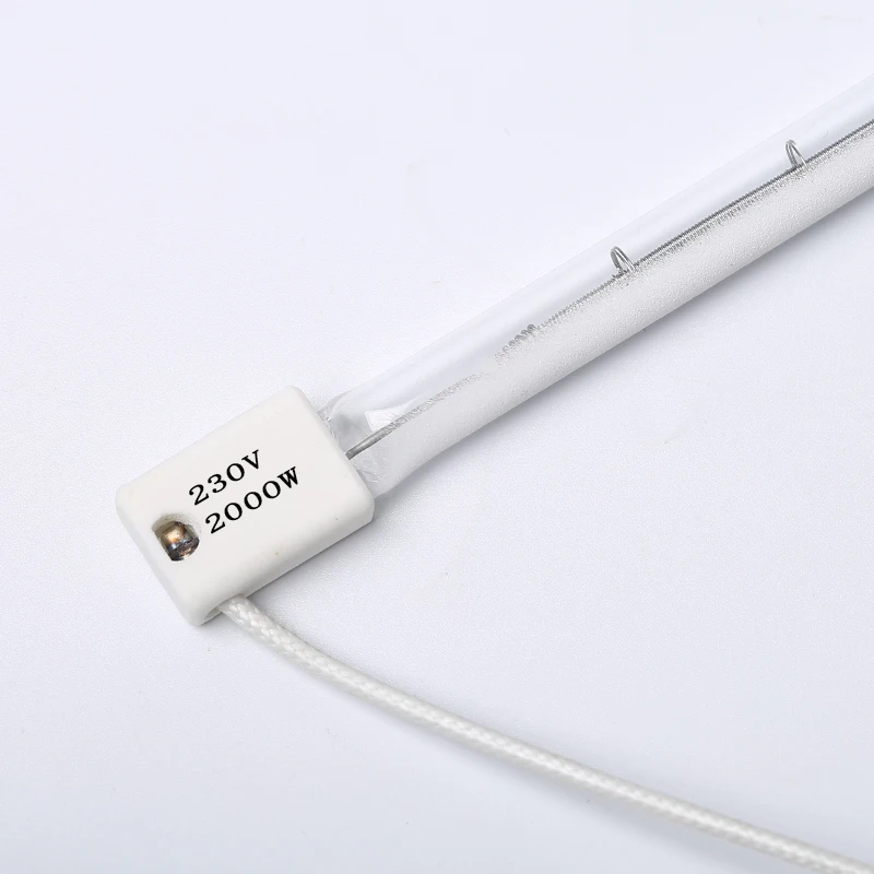 half white infrared heating lamp ir tube 1000W
