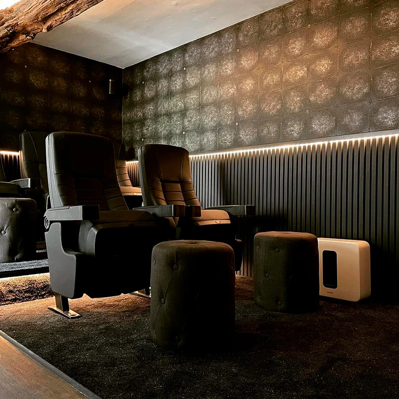 Noise Barrier Auditorium Acoustic Panel Fire Resistant Acoustic Panels For Home Cinema