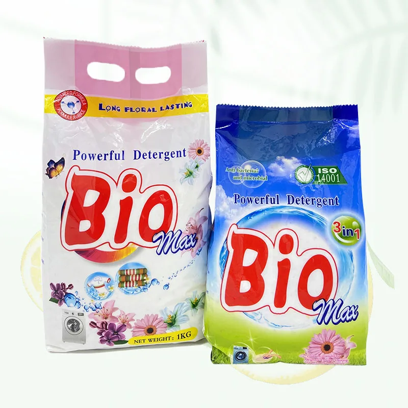 OEM High Effective Plastic Bags 1KG to Laundry Powder Household Cleaning Cleaning Products Washing Detergent Soap Powder