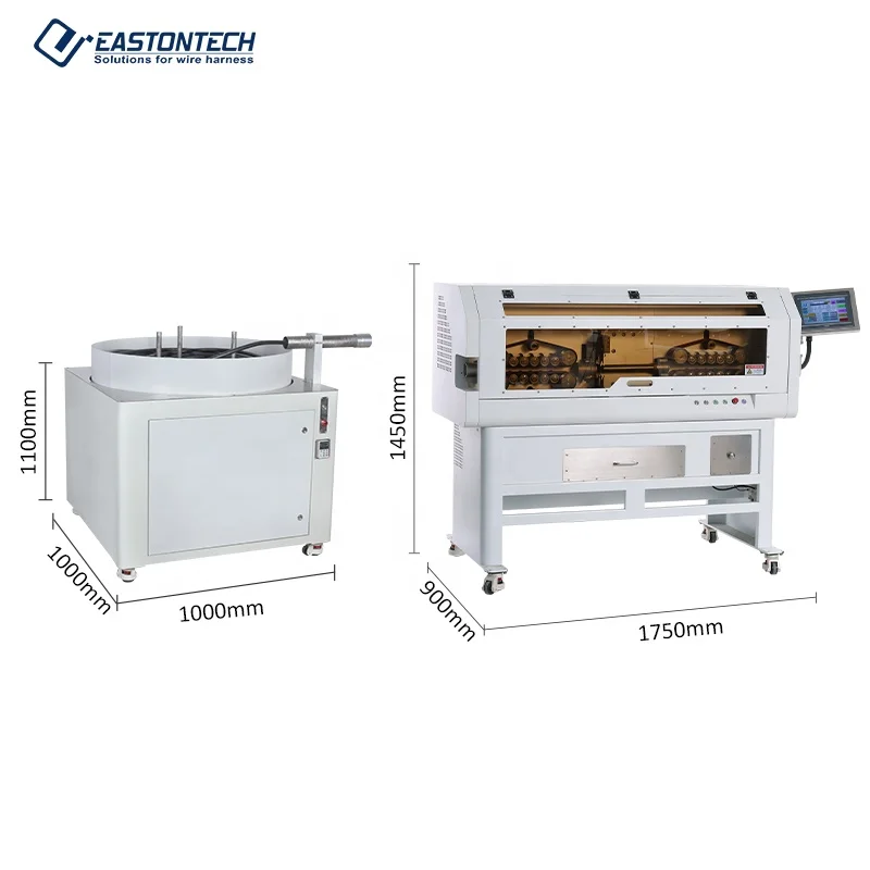 EW-05S+C 300sqmm cable Automatic wire stripping cooperative equipment machine wire coil winding machine