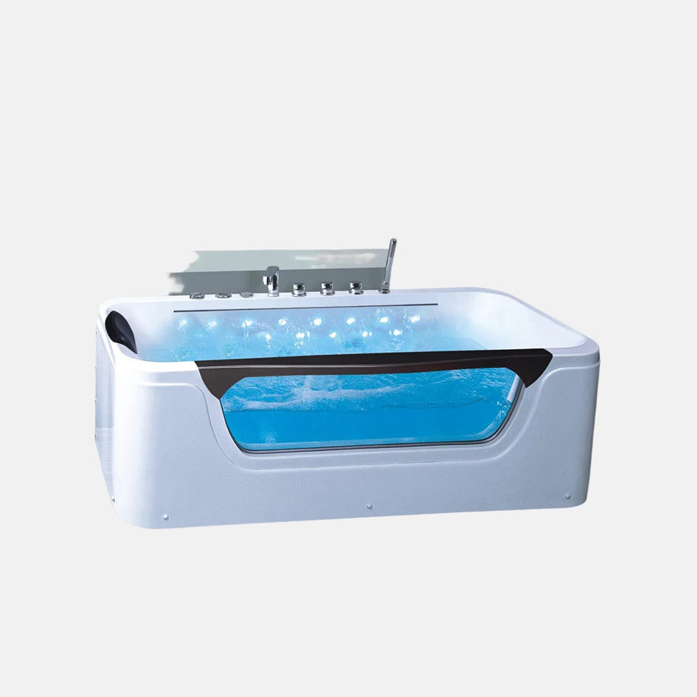 Bathtub Hot Sale Solid Surface Bathtub Indoor Art Design Massage Function Bath Tubs Free Standing Bathtub