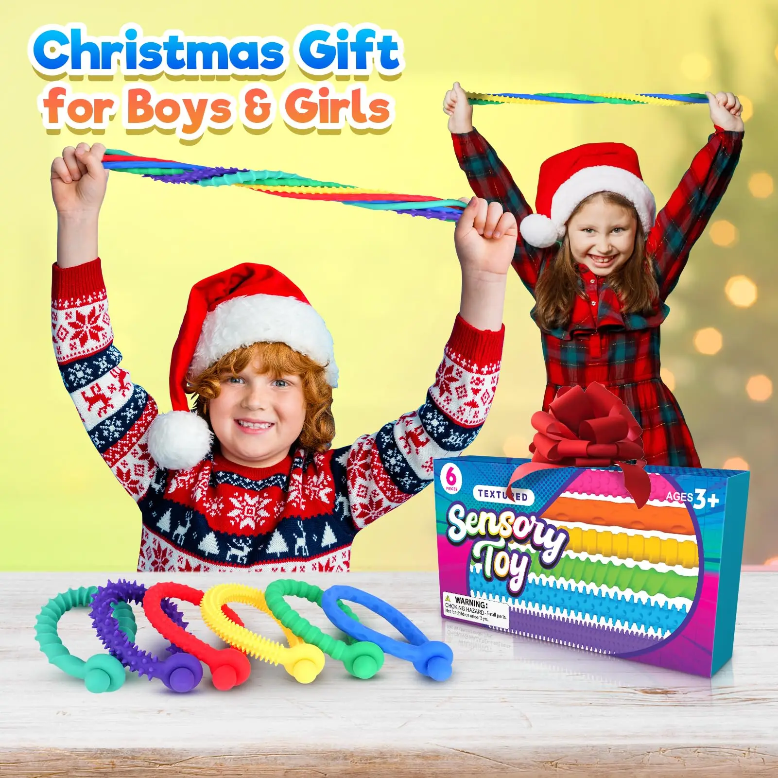 Special Need in Stock Promotion Decompression Autistic Fidget Stretchy Sensory Texture Toys for Baby Kids Gifts