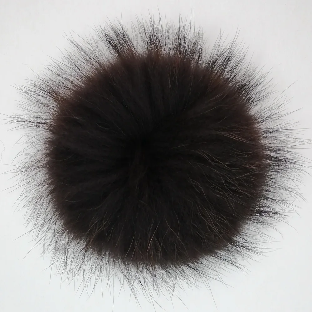 fashion wholesale price multi color rabbit / fox / mink/ raccoon fur ball /pom poms