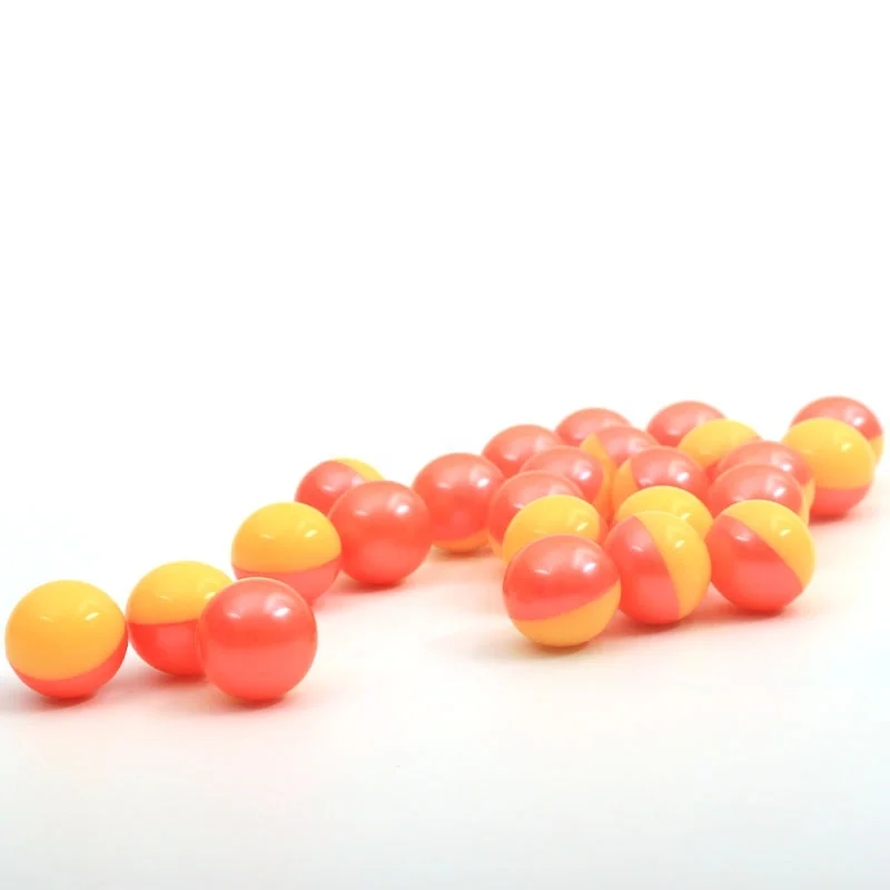 China factory wholesales 0.68, 0.40, 0.50 caliber multi-color paintball paintable balls