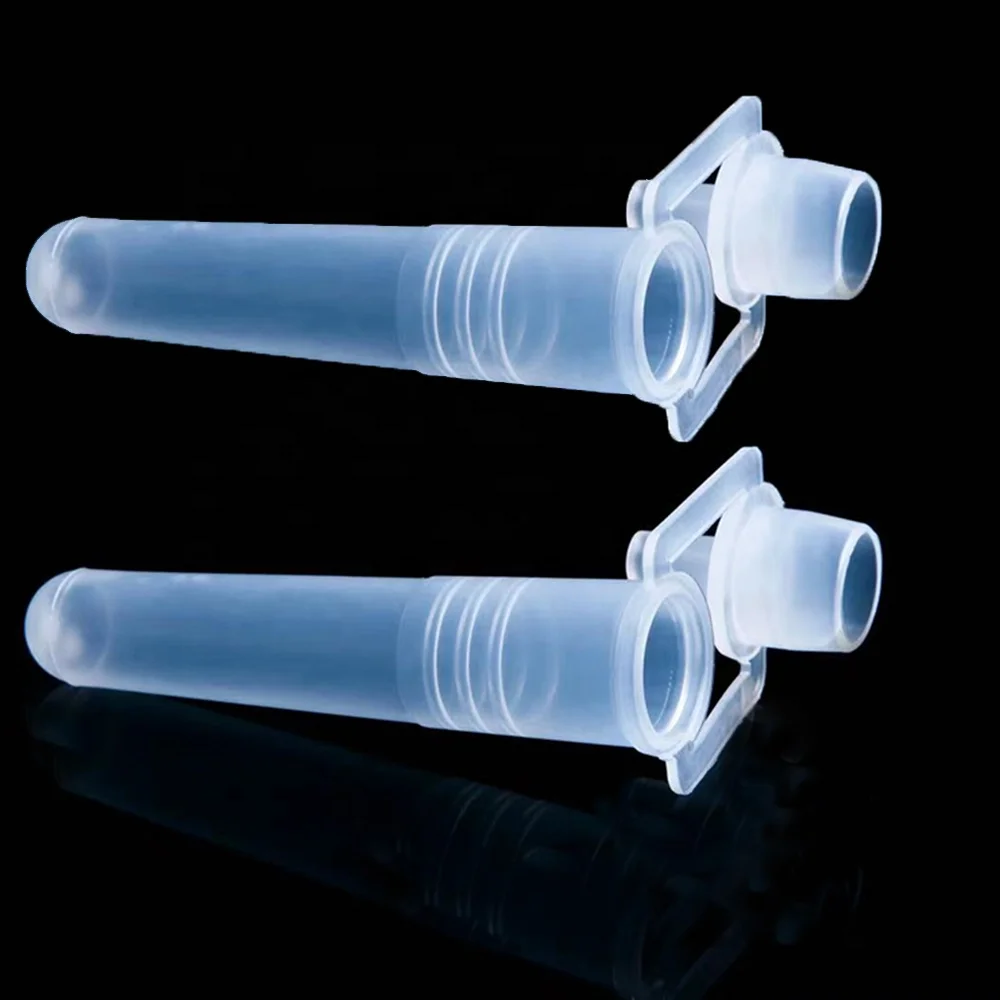 Фабричная оптовая продажа, трубка для тестирования нуклеиновой кислоты, лабораторная трубка для экстракции с крышкой, прозрачная буферная антиген, пластиковая трубка для экстракции