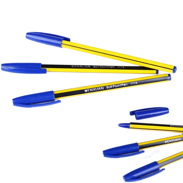 Red Plastic Ballpoint Pen on Sale Novelty Click Pen with 1.0mm Writing Width Promotional Pen