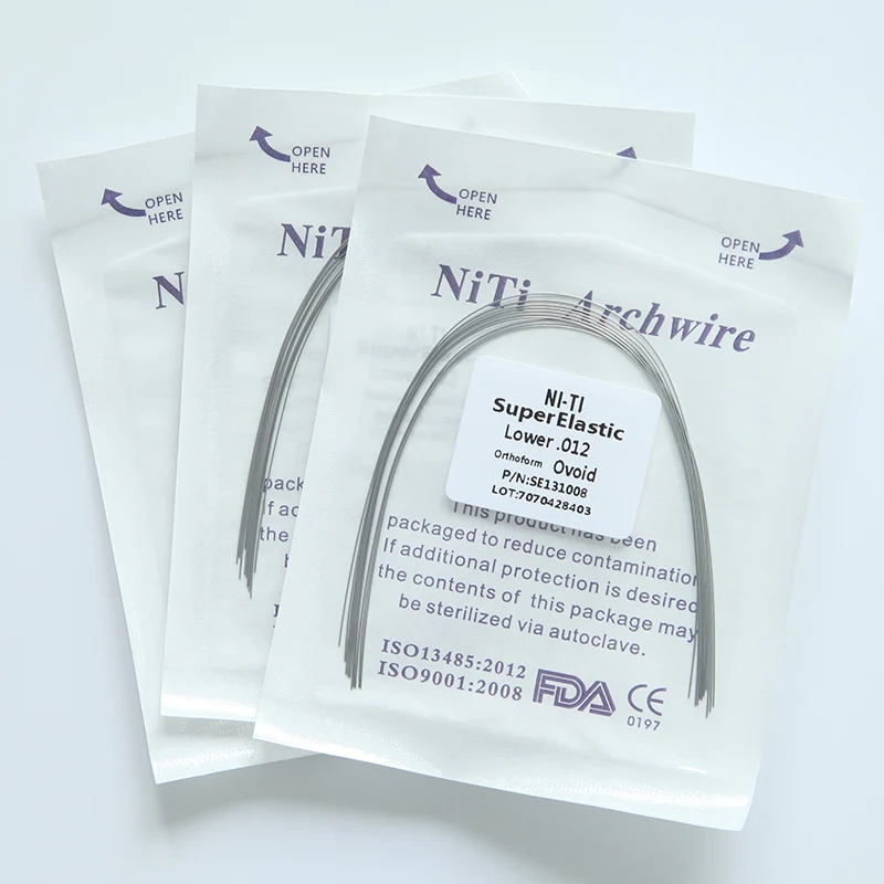 Ортодонтическая Стоматологическая Ортодонтическая супер эластичная Арка Niti круглые провода Skyortho