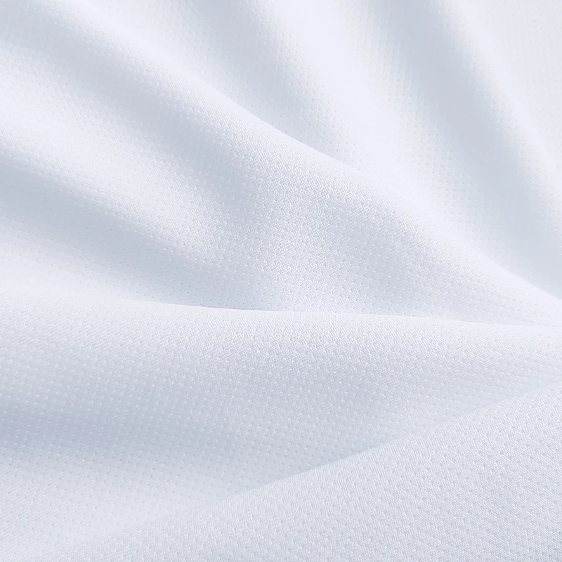 breathable wicking 100 polyester knitted fabric bird eye mesh fabric for sublimation print