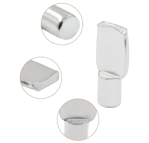 Metal Furniture Cabinet Connector Fittings Bracket Bookcase Closet Cabinet Shelf Support Pegs