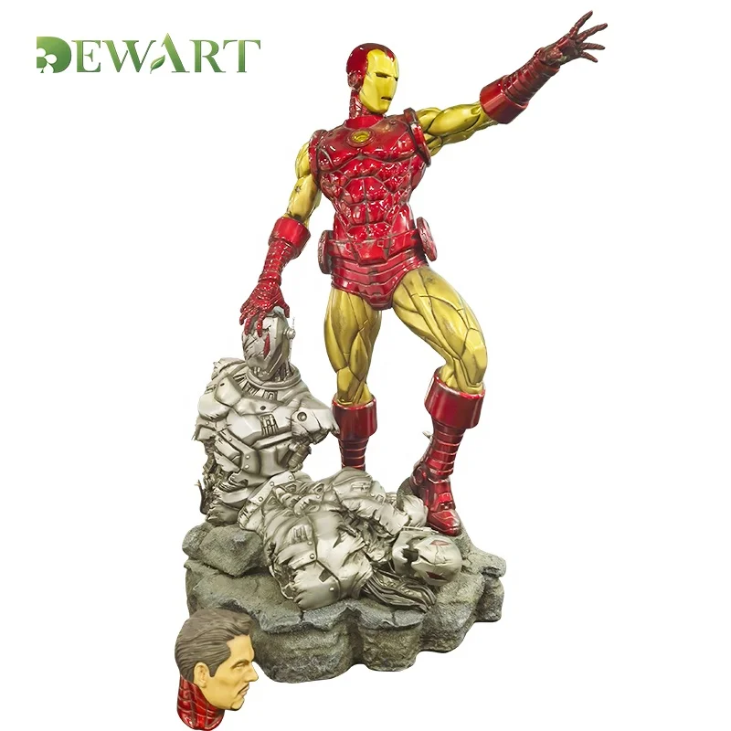 hot sale custom m@rvel super man toy ironman thanos action figure gift toys for collectible