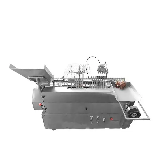 Ulatrasonic Automatic 5 7 Strips Ampoule Plastic Cosmetic Tube Filling And Sealing Machine For Paste Or Cream Tube Filler Sealer