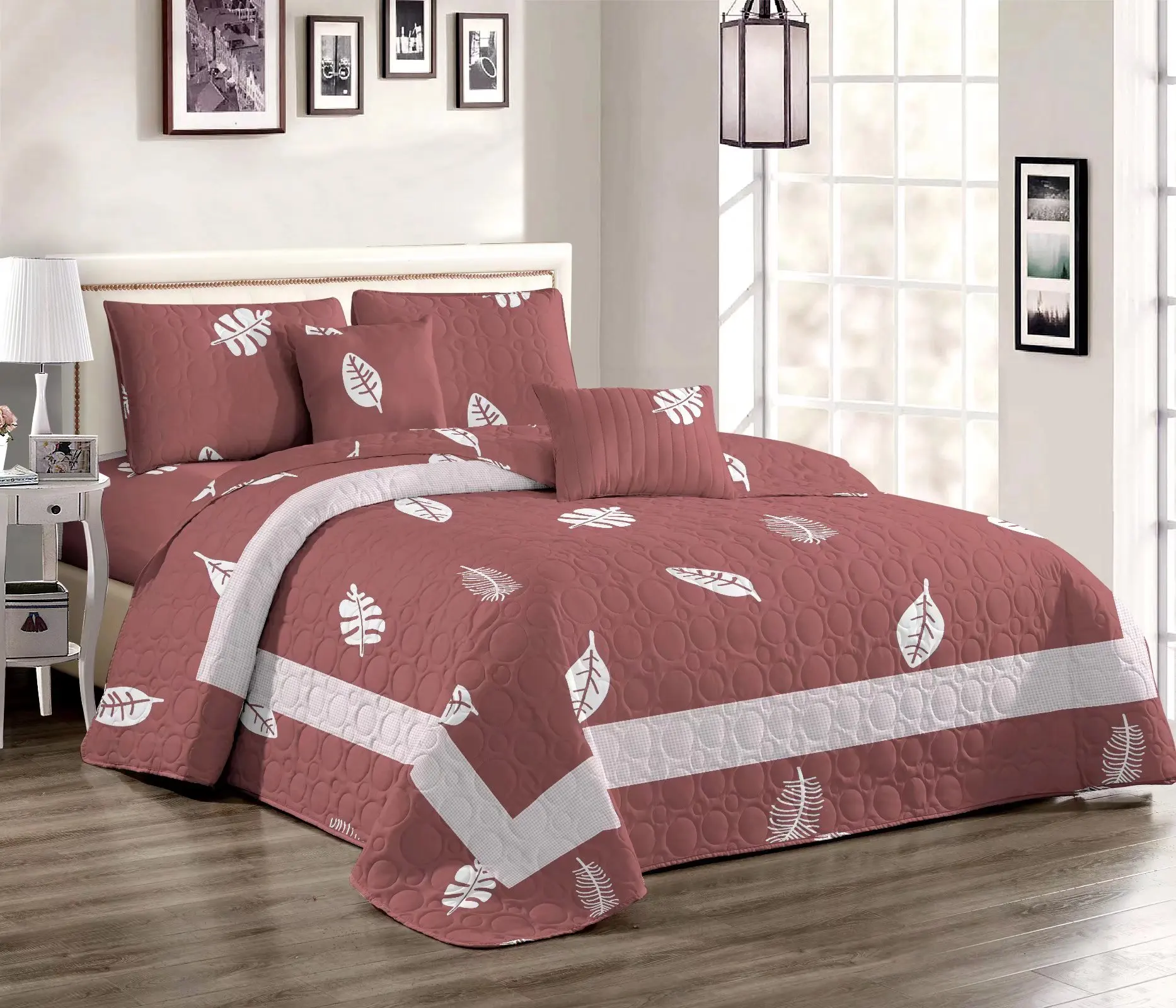 2022 New style king queen full size 3pcs and 4 pcs bedspreads turkish whosale