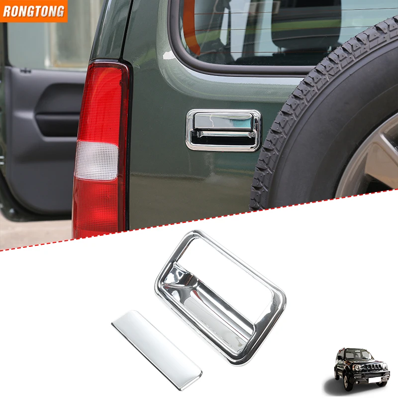 High-quality Exterior Accessories ABS Tailgate Handle Cover Tail Gate Handle Decoration Trim For Suzuki Jimny 2007-2017