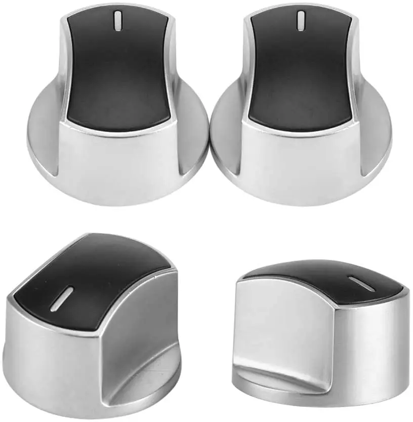 AIMINO OEM Oven Knobs Metal Rotary Switch Control Gas Knobs Replacement Accessories for Kitchen Cooker Gas Stove Oven Coo