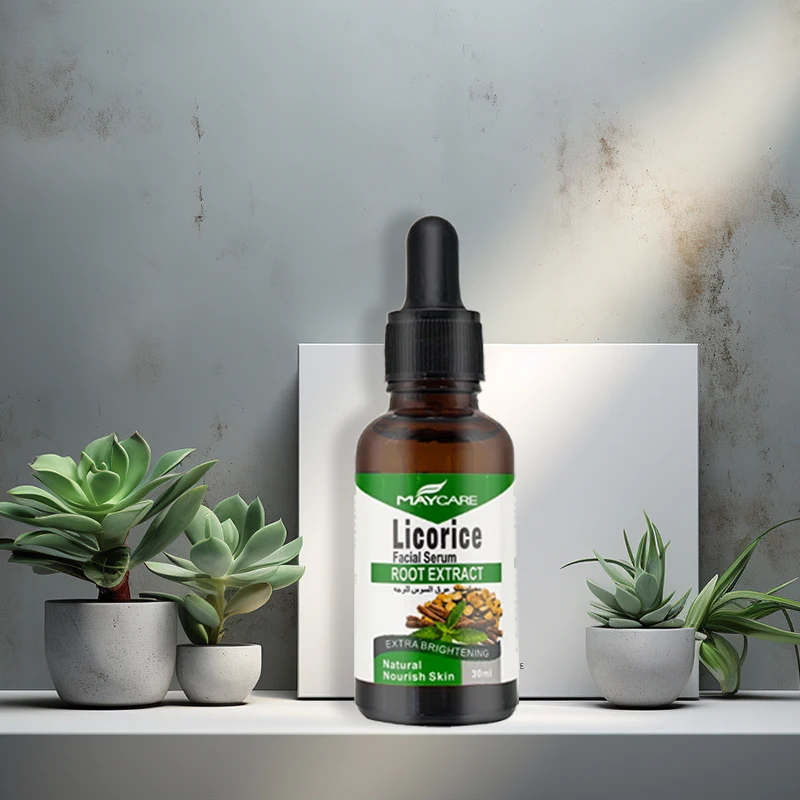 30ML Personal LOGO Free custom Licorice Serum Whitening Vitamin C Face Serum