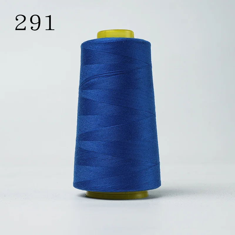 1000 метров 100% полиэстера здоровая зеленая меланжевая пряжа швейная нить для кругового вязания