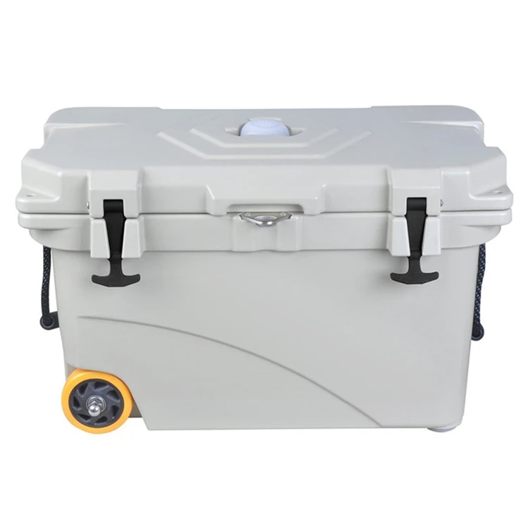 PURPLESEVEN наружные 45QT роликовые жесткие охлаждающие контейнеры, изолированные пластиковые охладители с колесами и динамиком Bluetooth