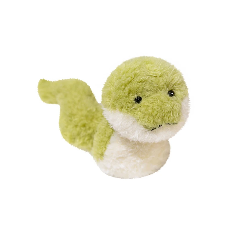 2025 year of the snake Wholesale Plush Little Green Snake Stuffed Animal Kids Birthday Gift Plush Snake Doll