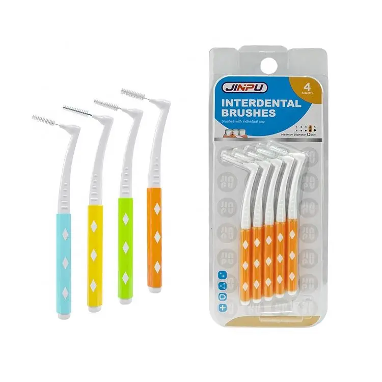 Dental disposable toothbrush orthodontic interdental brush braces brushes with orthodontic use