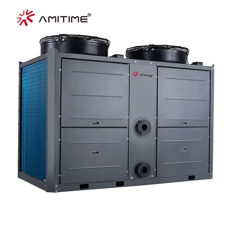 Amitime Custom Mcs Keymark Certified Wifi Module 90kW Dc Inverter Air Source Commercial Heat Pump R410A
