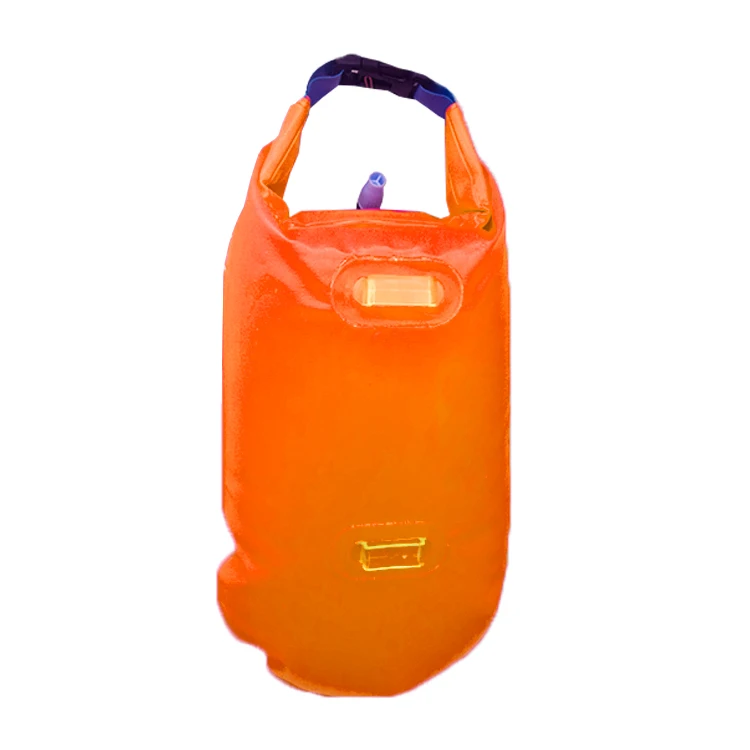 Orange/Yellow Open Water Sea Durable Swimming Floating PVC Dry Buoy Bag Inflatable Life Buoy