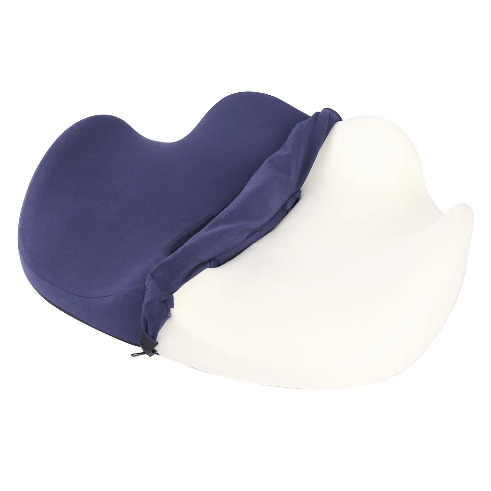 Memory Foam Seat Cushion for Office Chairs   Pressure Relief Cushion for Long Sitting for Gaming Compute Desk Chair  Car Seat