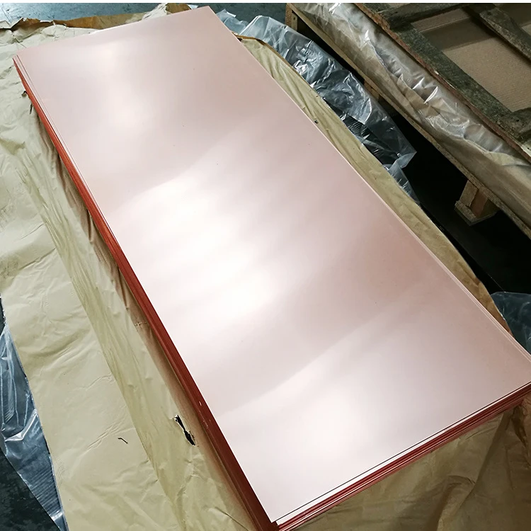 wholesale  99.9% pure copper  cold rolled  thickness 0.2mm  jis h3100 c1100 copper sheet plate