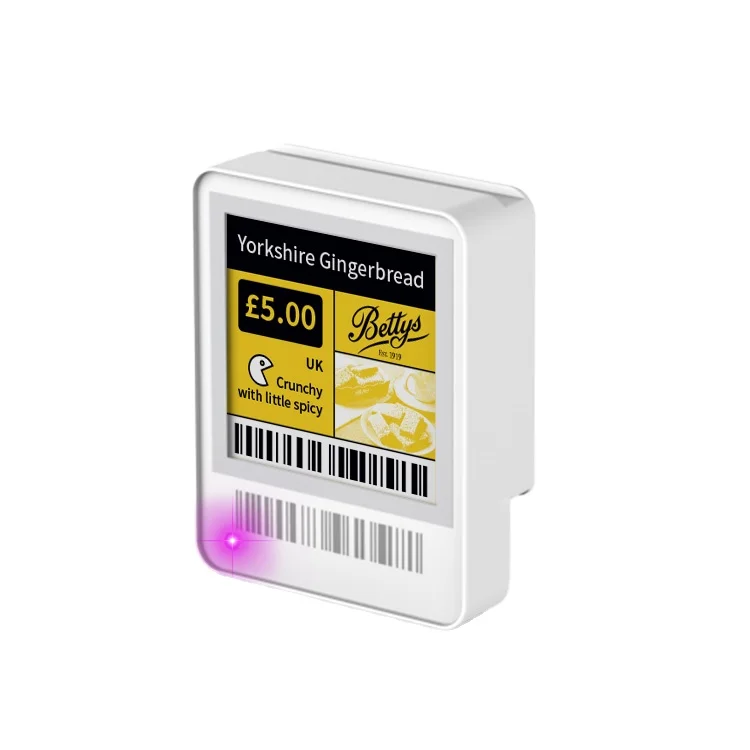 supermarket digital price tags mini small 3 color eink display 1.5 inch esl price tag for smart retail solution